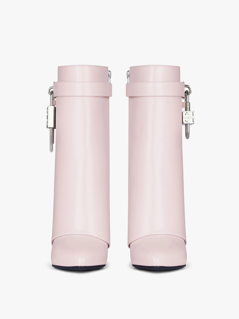 Givenchy SHARK LOCK ANKLE BOOTS IN LEATHER outlook