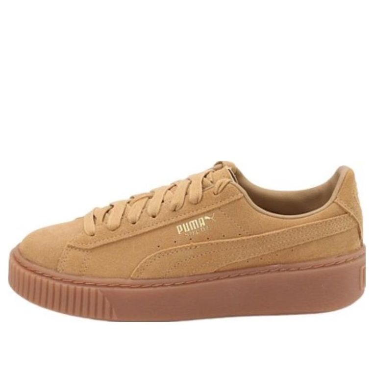 (WMNS) PUMA Suede Platform SD 'Oatmeal' 364718-01 - 1