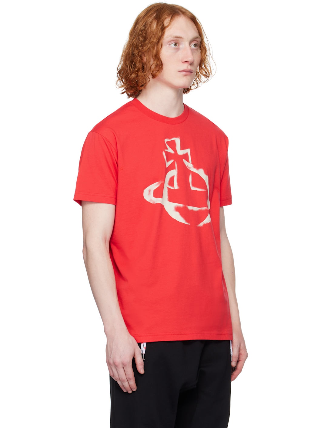 Red Stencil Orb Classic T-shirt - 2
