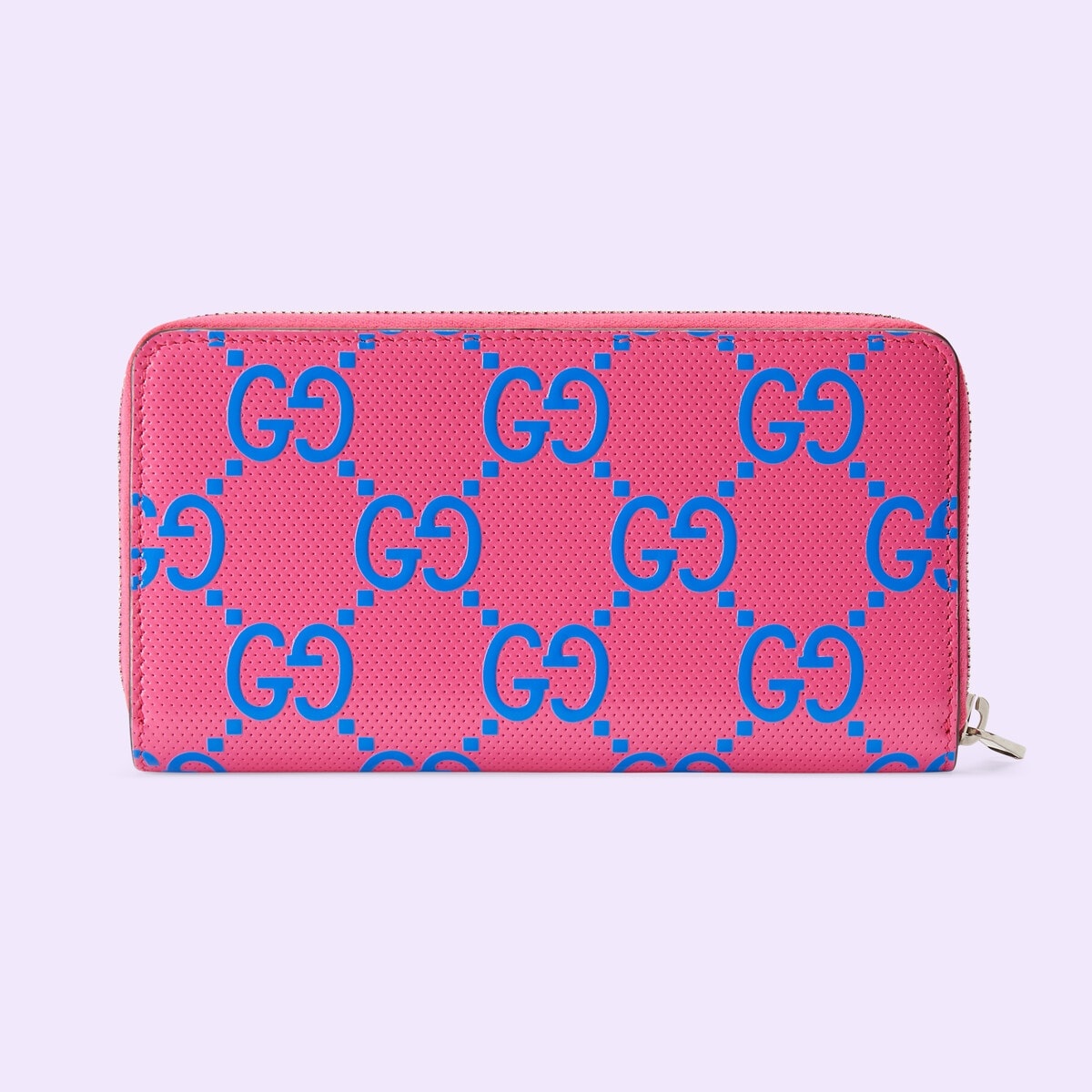 GG embossed zip around wallet - 3