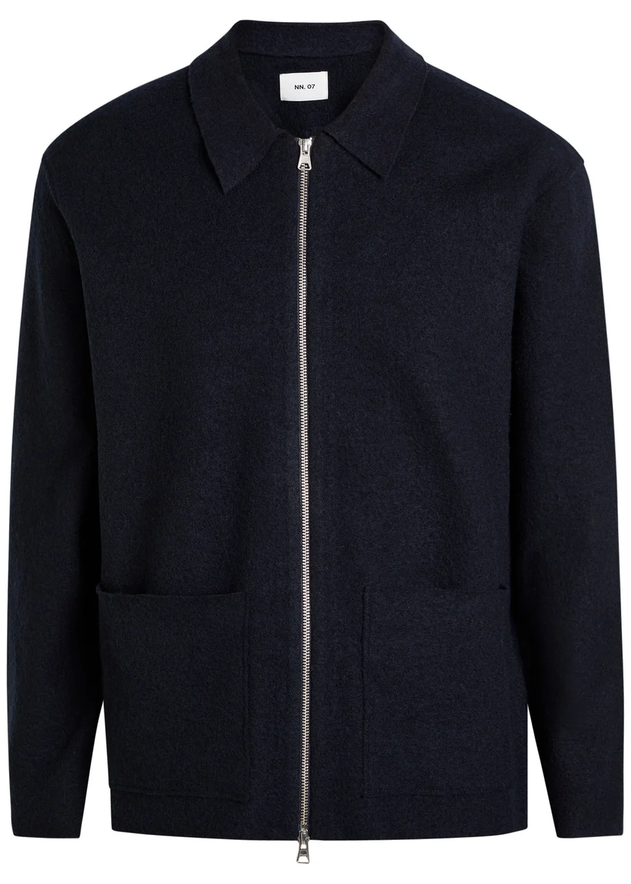 NN07 Jonas Knit Wool Jacket - 1