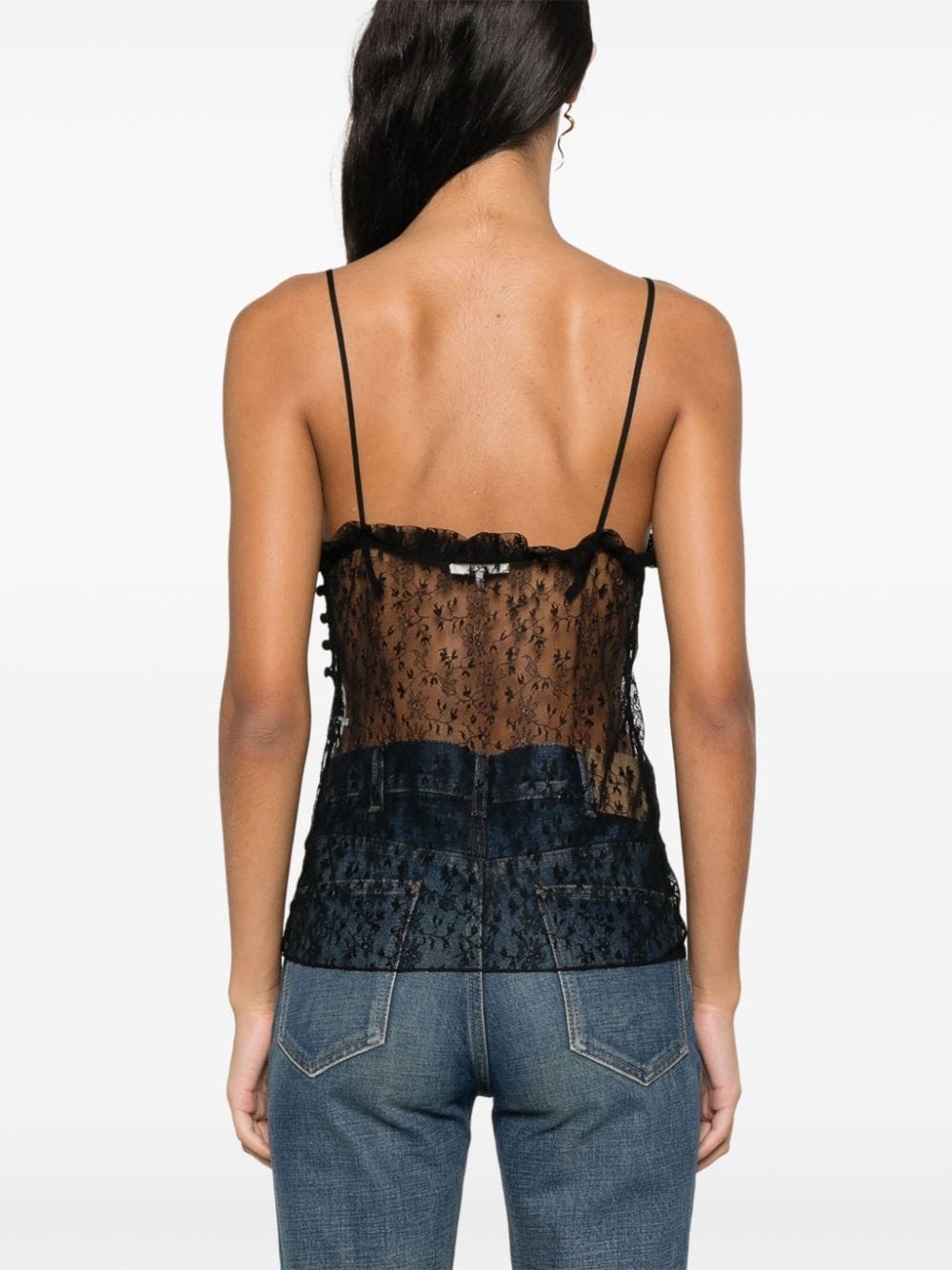 floral lace top - 4