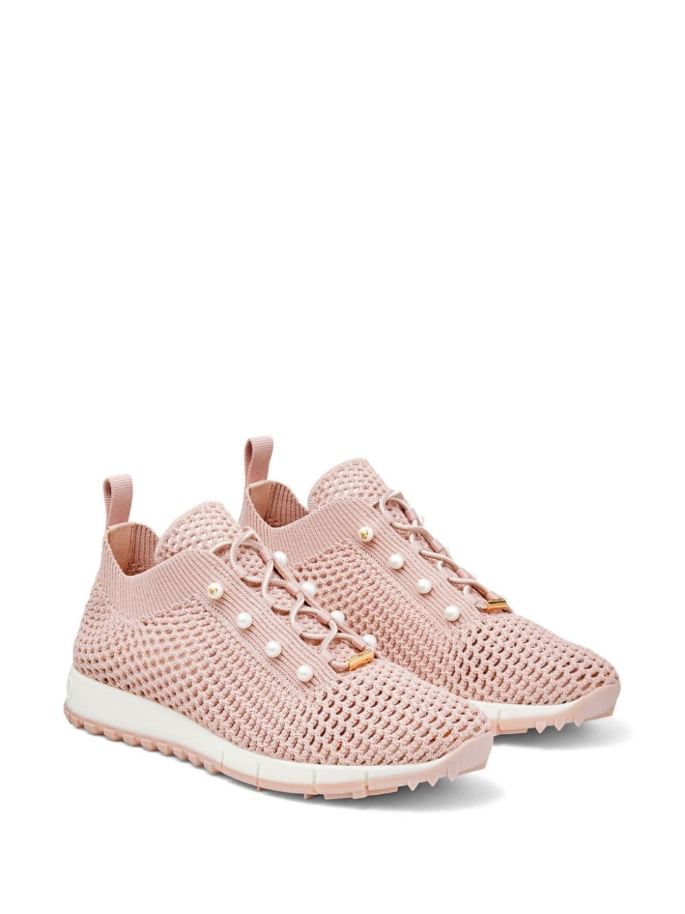 Veles pearl-embellished sneakers - 2