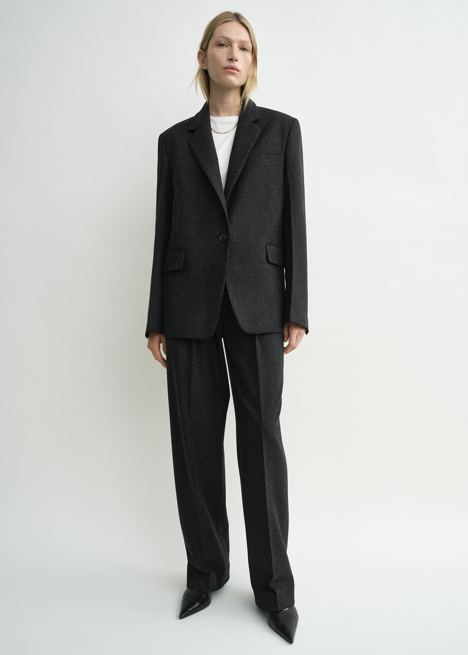 Tailored blazer charcoal - 5
