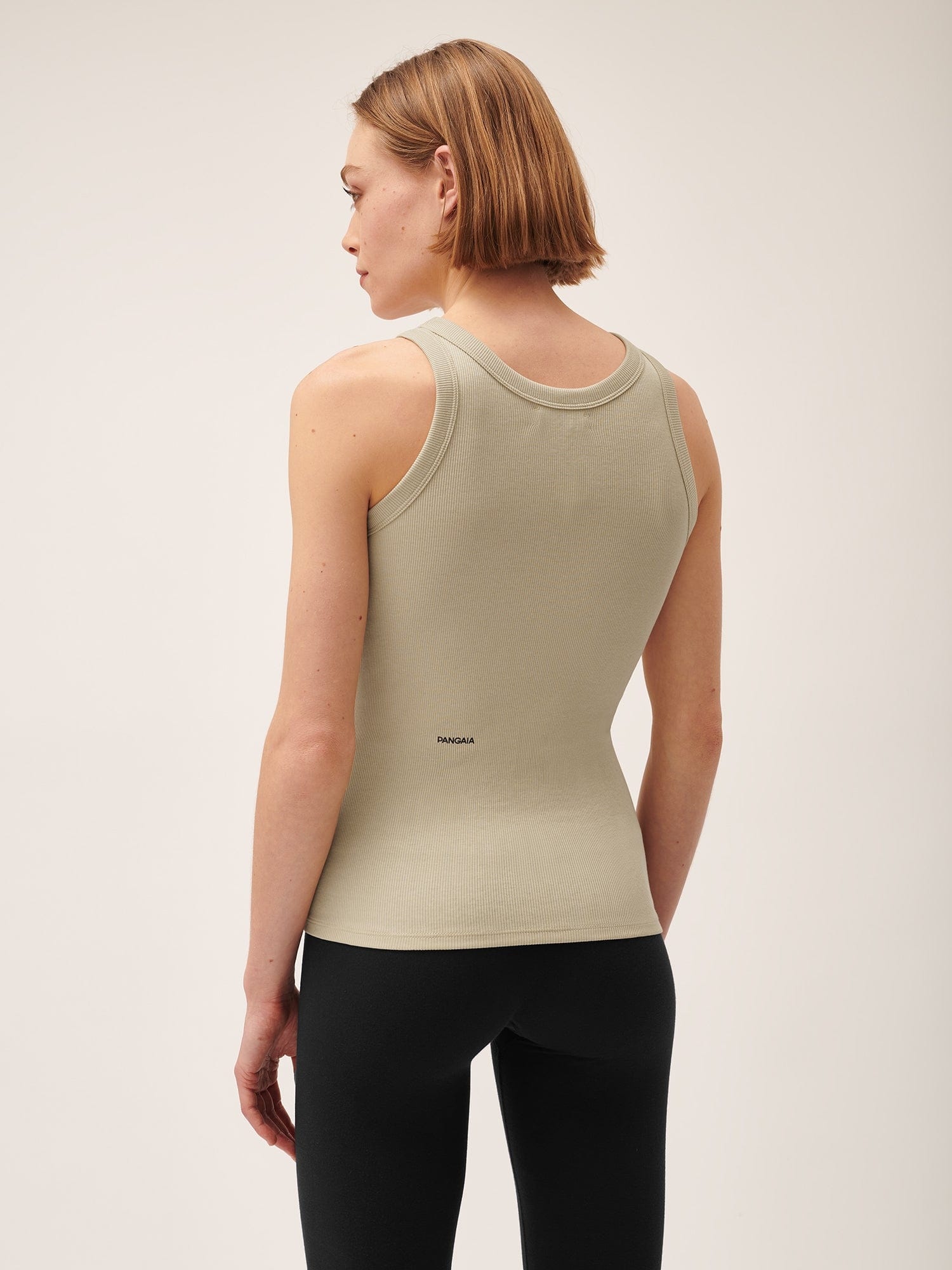 Women's 365 Lightweight Rib Tank Top - Maitake Beige - 3