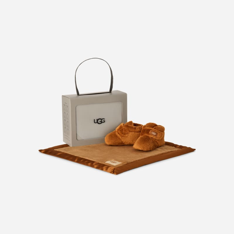 ® Infants' Bixbee and Lovey Fleece Boots in Chestnut 1