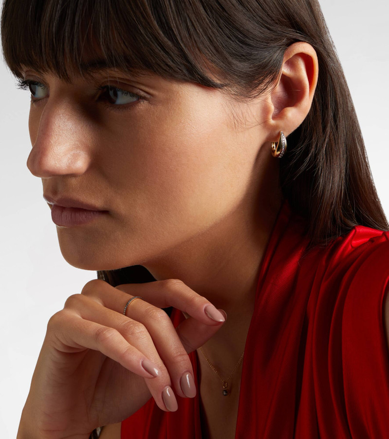 STONE AND STRAND The Night Call 10kt gold earrings with diamonds outlook