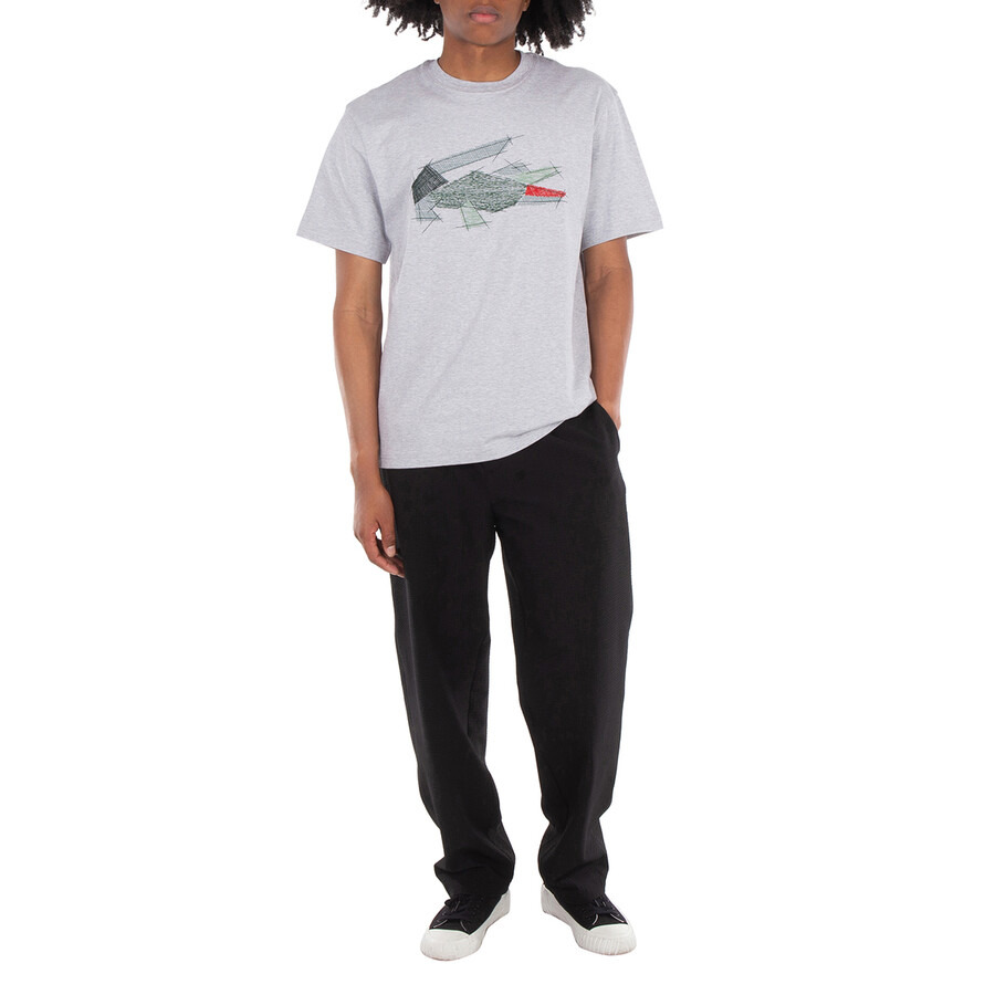 Lacoste Crocodile Graphic Cotton T-Shirt - 6