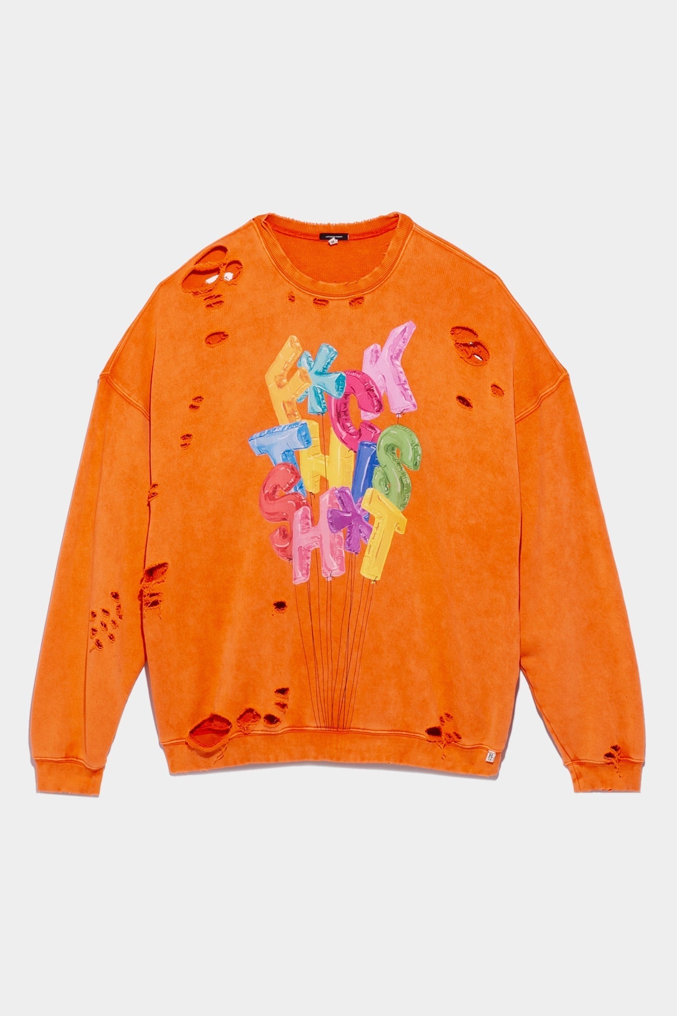 FTS Oversized Crewneck - Orange - 4