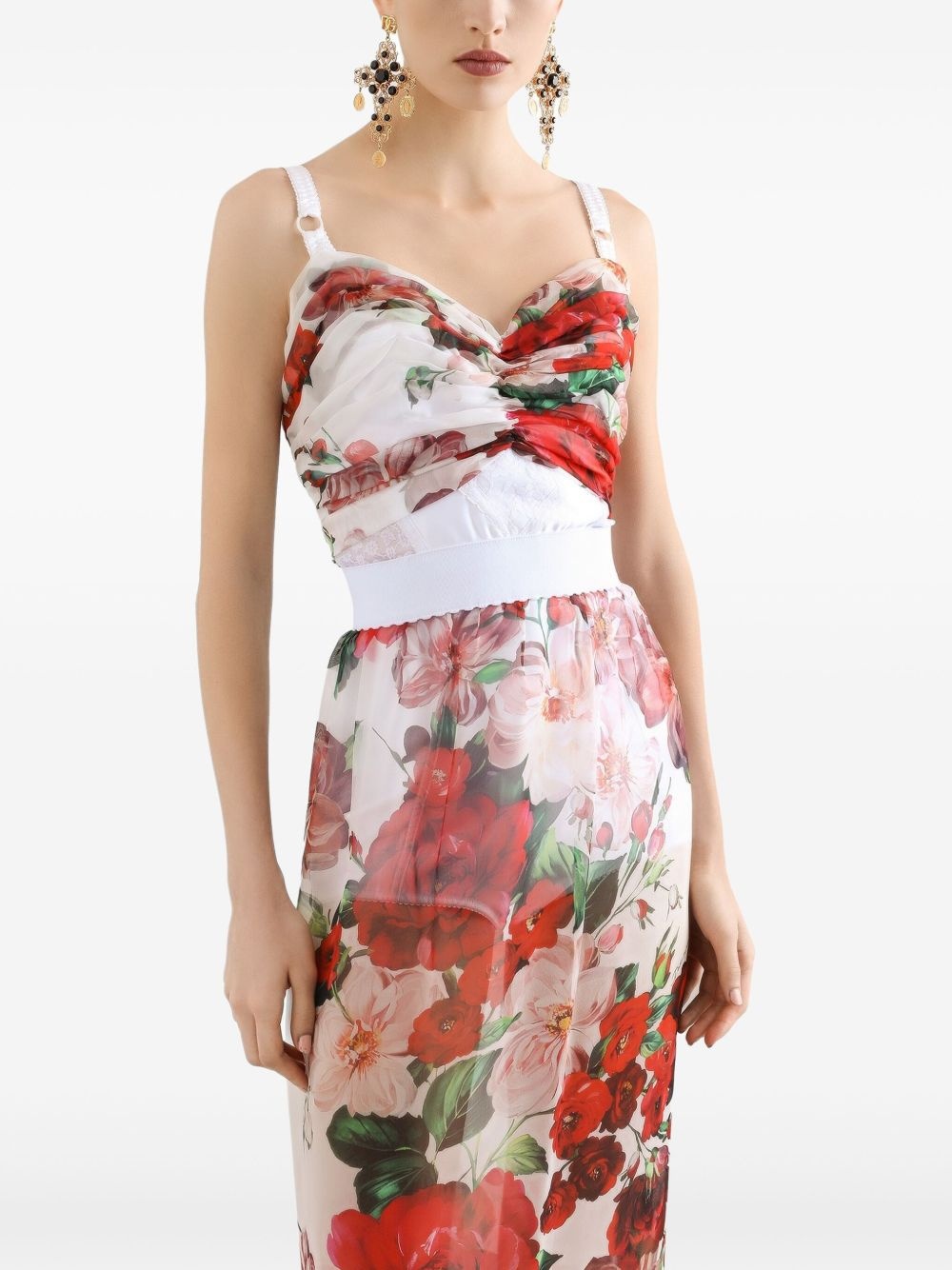 floral-print top - 4