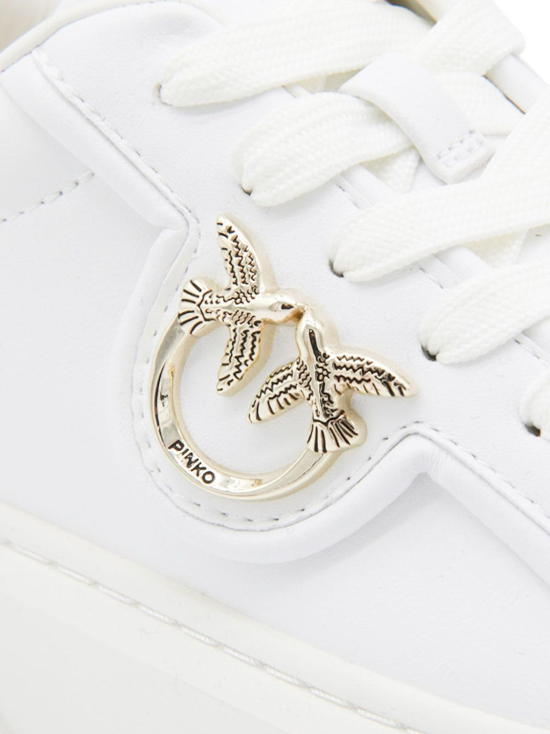 metallic-detail bird-embellishment sneakers 3