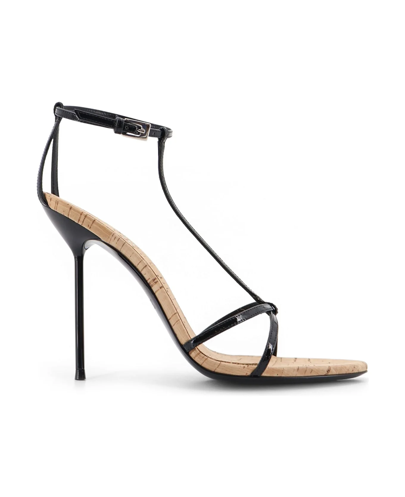 Lidia Leather And Cork Sandals - 1