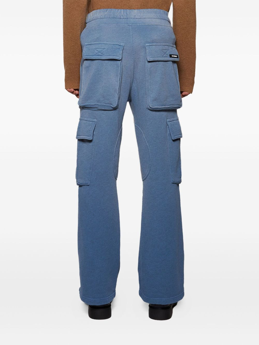 cargo-pocket drawstring trousers - 4