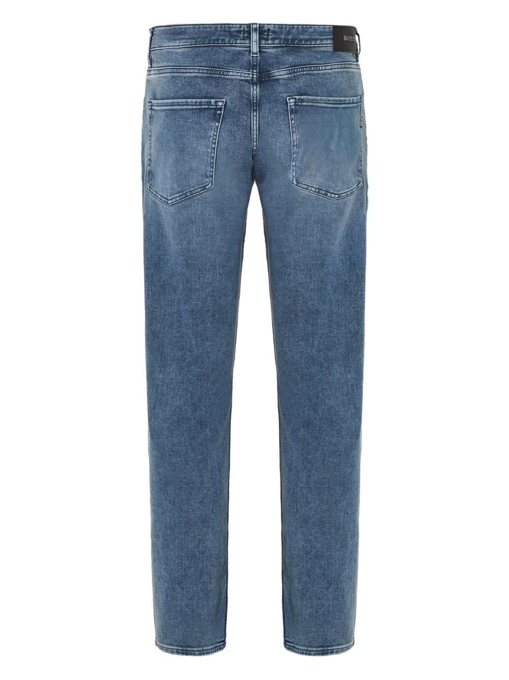 faded straight-leg jeans - 2