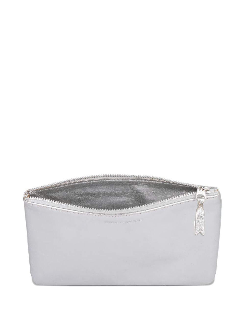 metallic leather zip wallet - 3