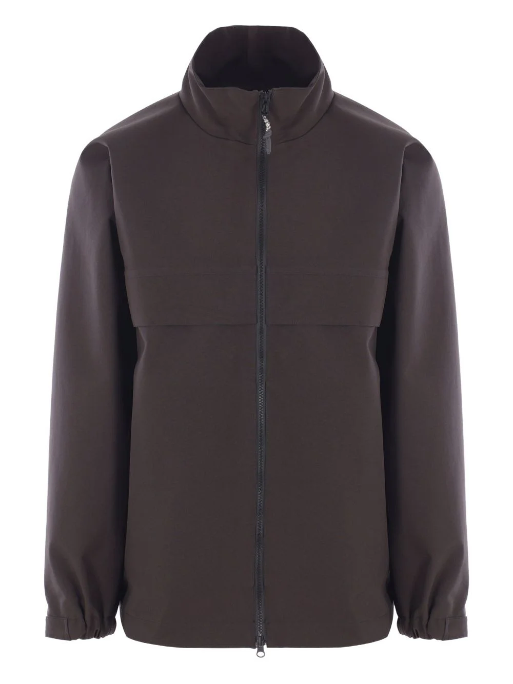 high-collar double-slider zip windbreaker - 1