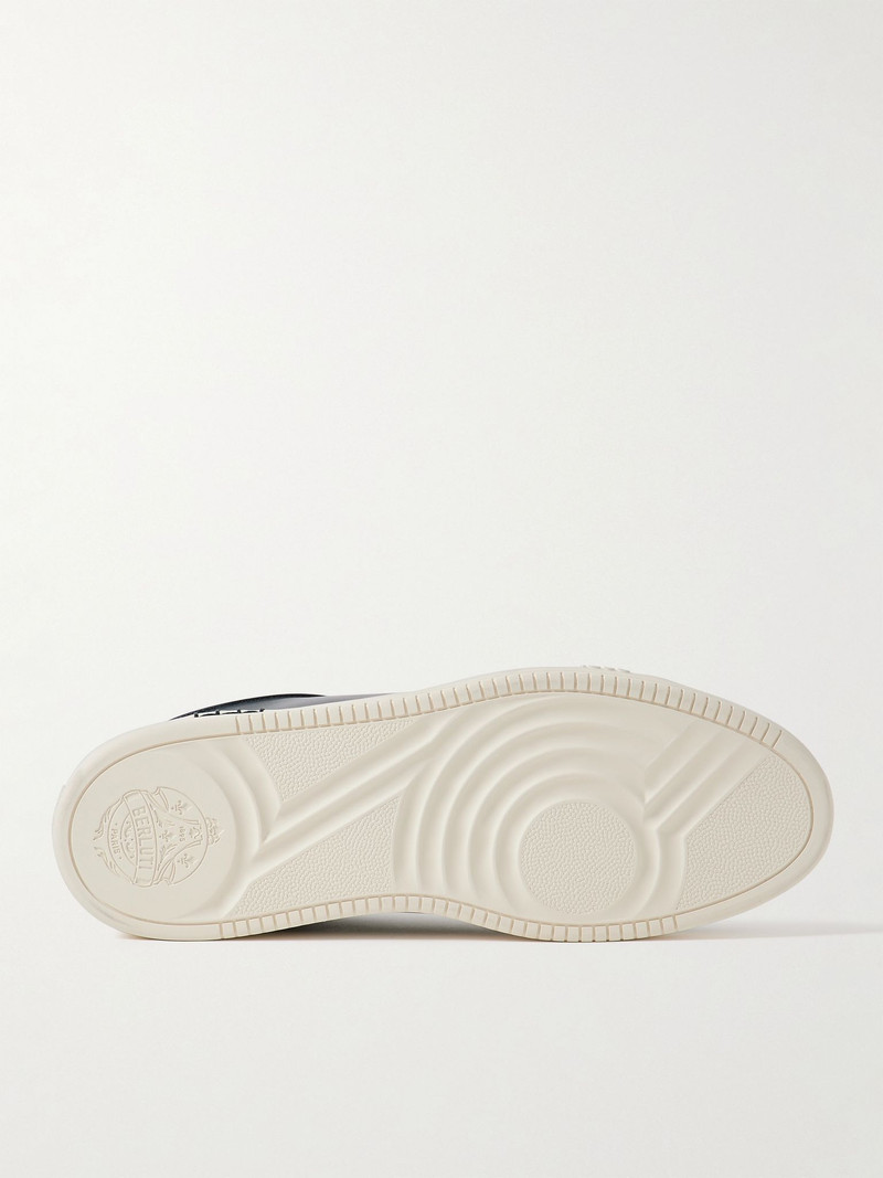 Berluti The Playtime Venezia Leather Sneakers Navy outlook