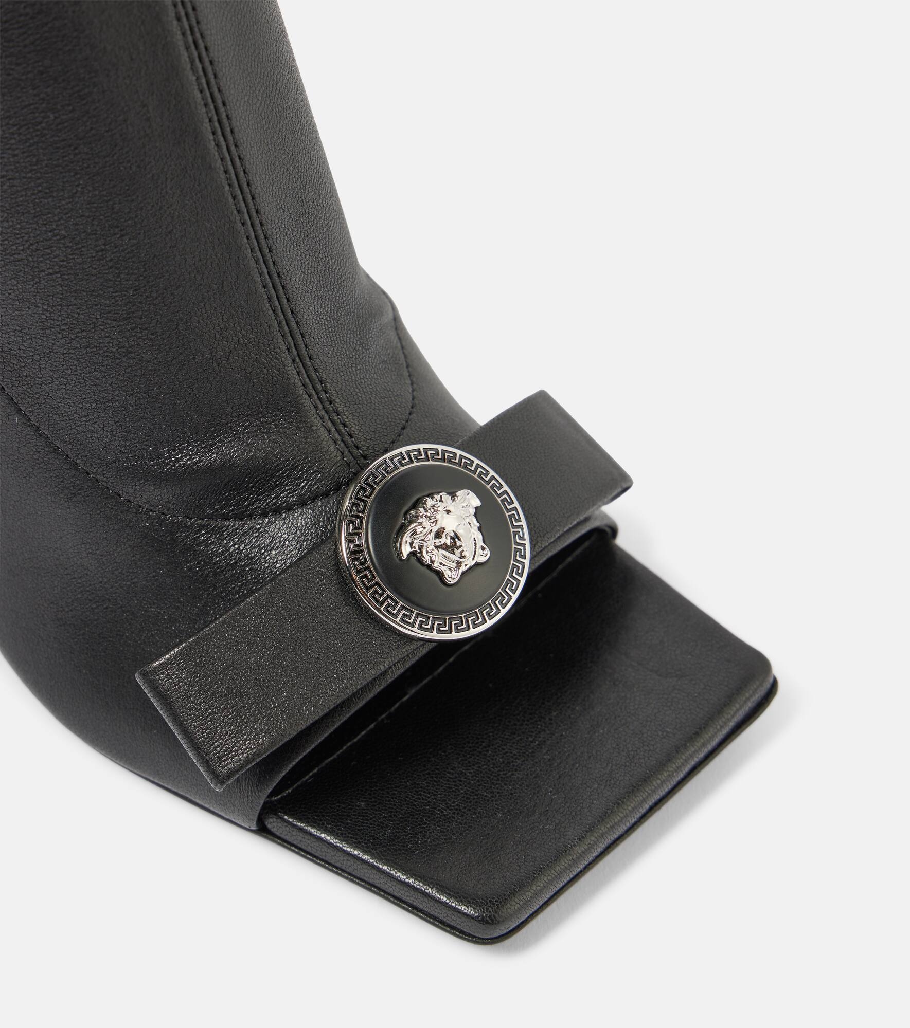 Gianni Ribbon leather knee-high boots - 6