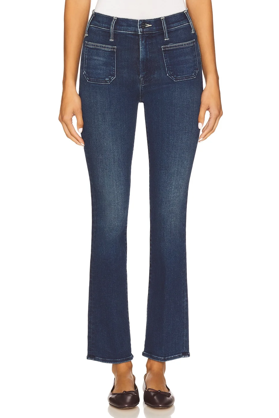 The Patch Pocket Insider Flood Jeans - 1