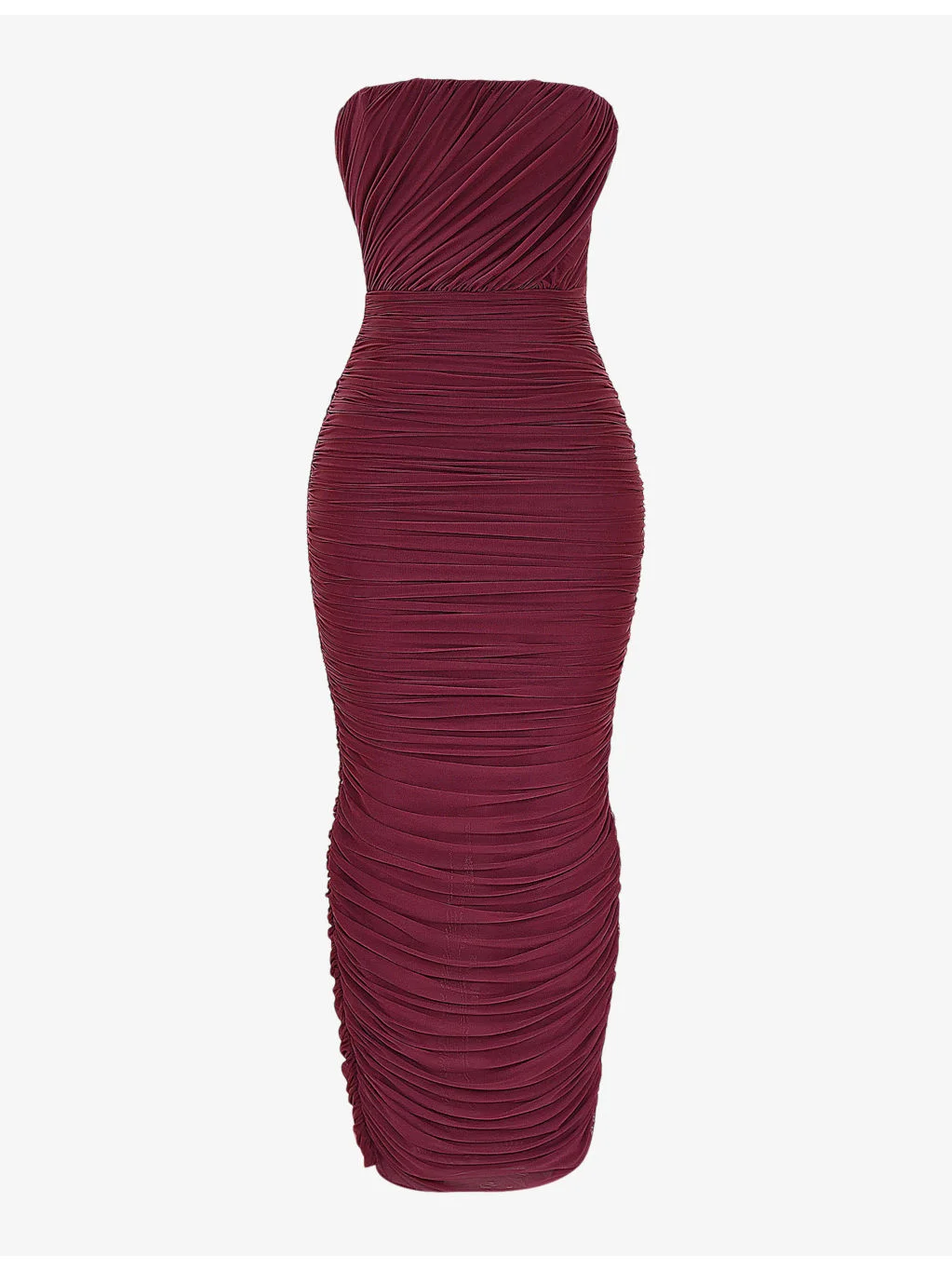 Sapphire gathered stretch-woven maxi dress - 1