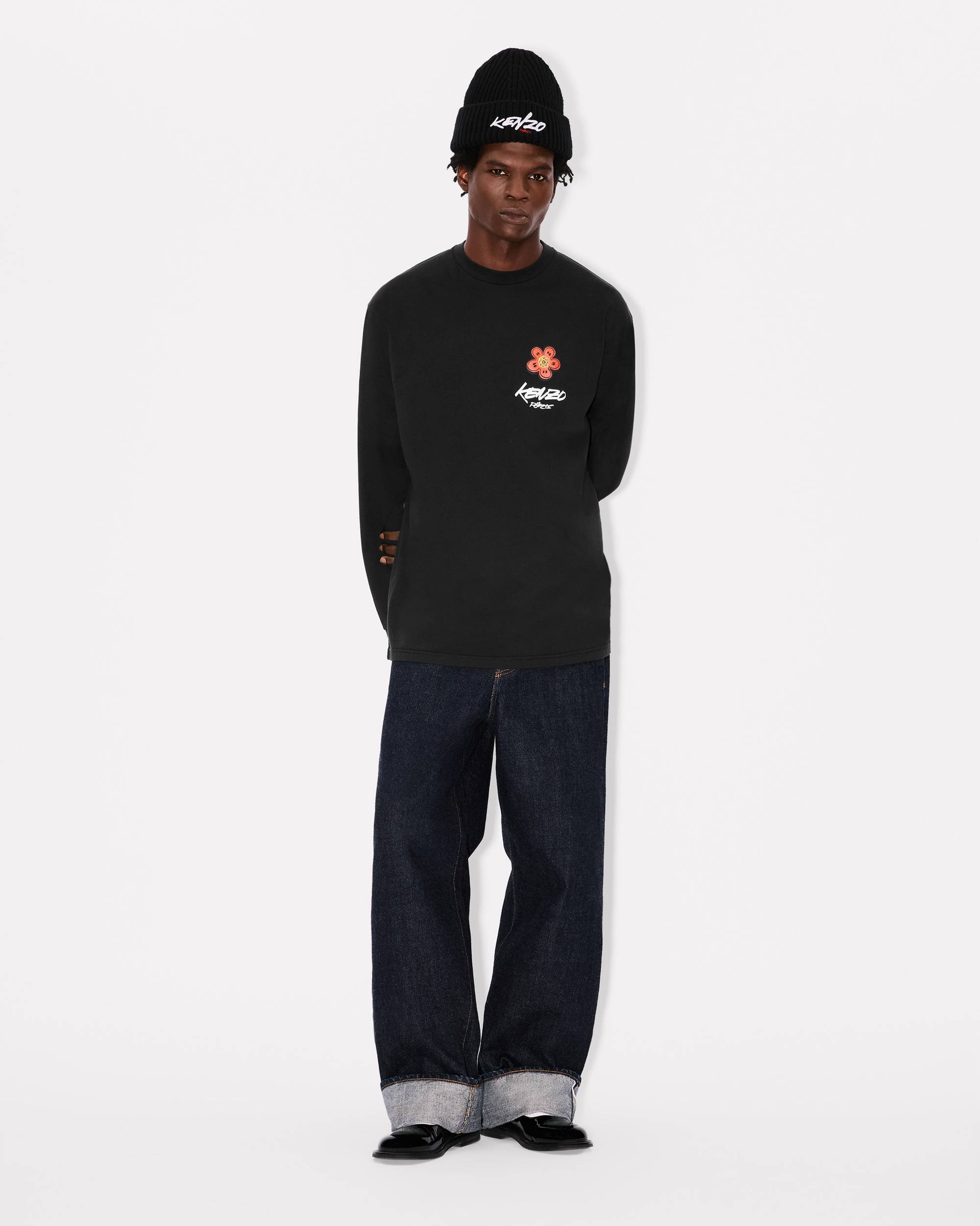 'Kenzo x Futura 2000' long slevee T-shirt in cotton - 5