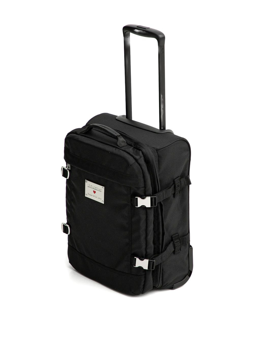 logo-plaque wheeled luggage - 2