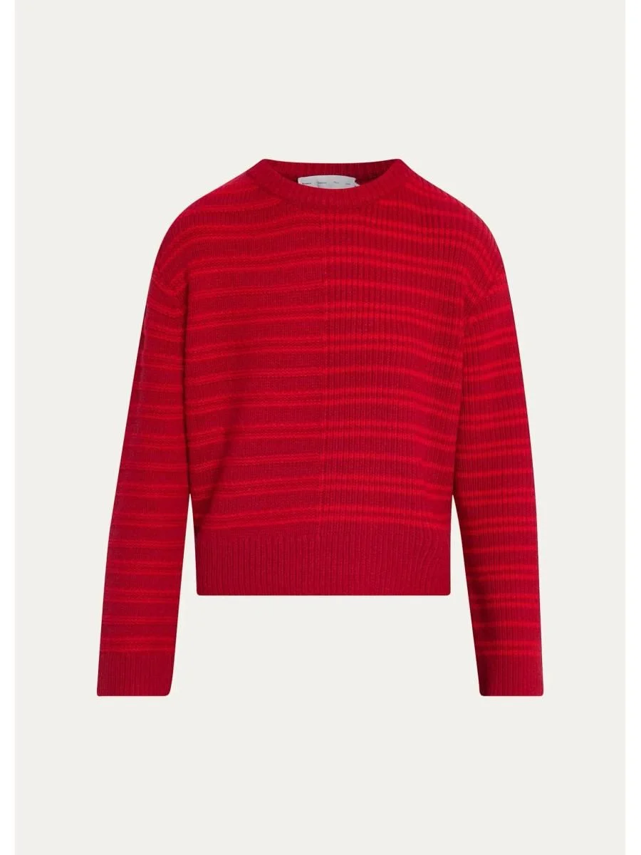 Pandora Striped Wool-Blend Sweater - 1