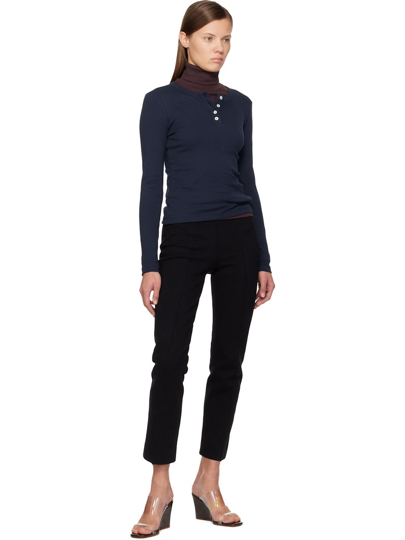 FLORE FLORE Navy Jess Longsleeve Henley outlook