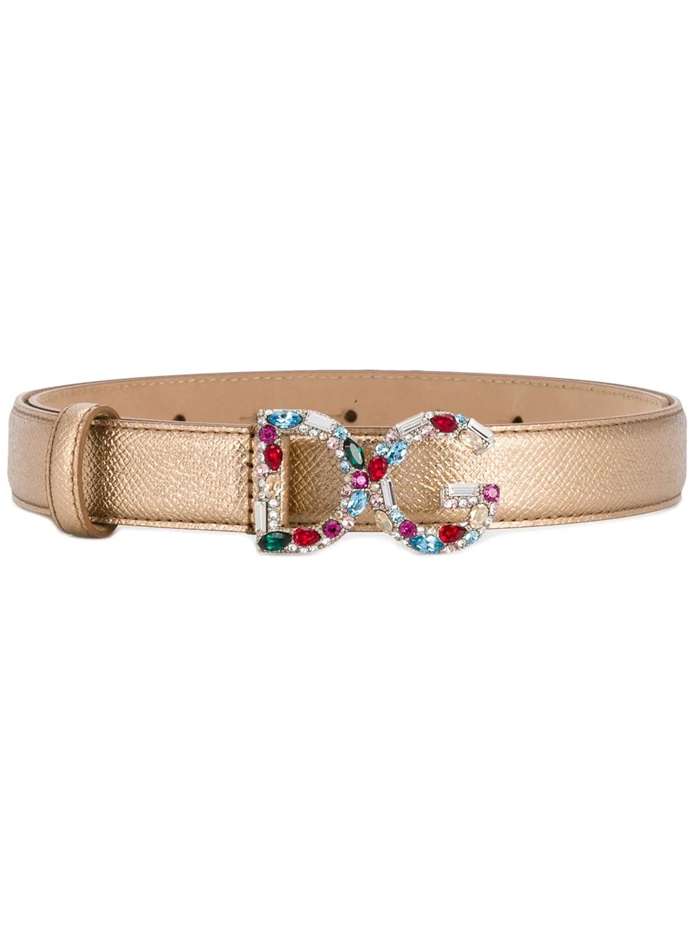 bejeweled DG buckle belt - 1