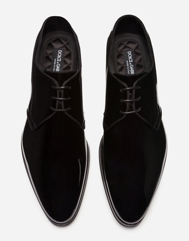 Patent leather derby shoes - 4