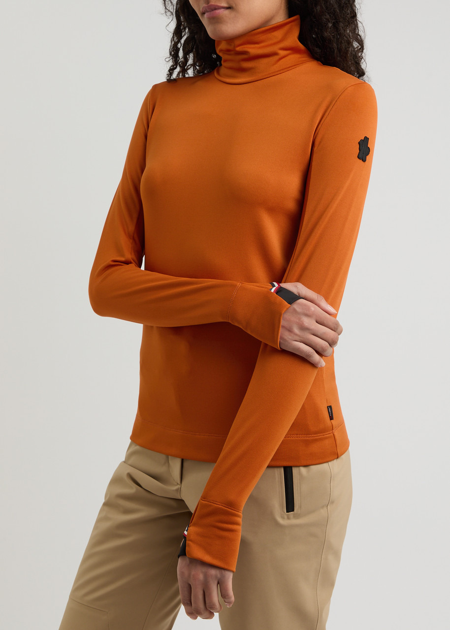 Moncler Logo-appliquéd Jersey top - 5