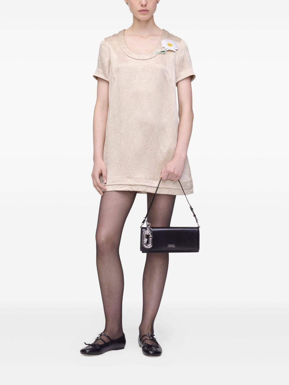 flower-embellished dress - 2