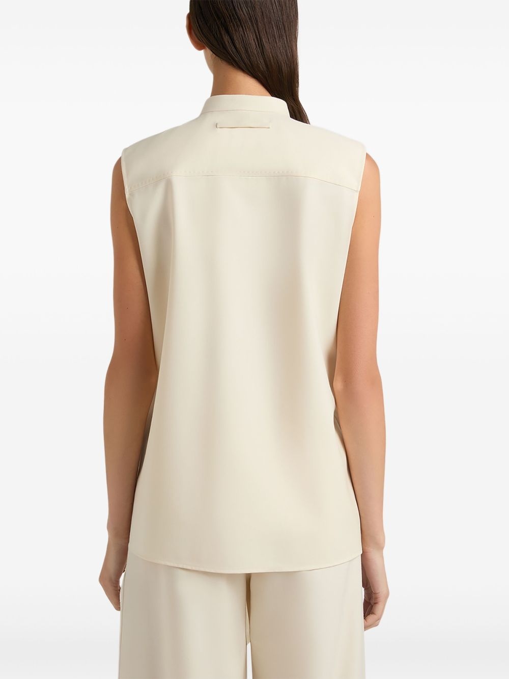 ruffle-detailing top - 3