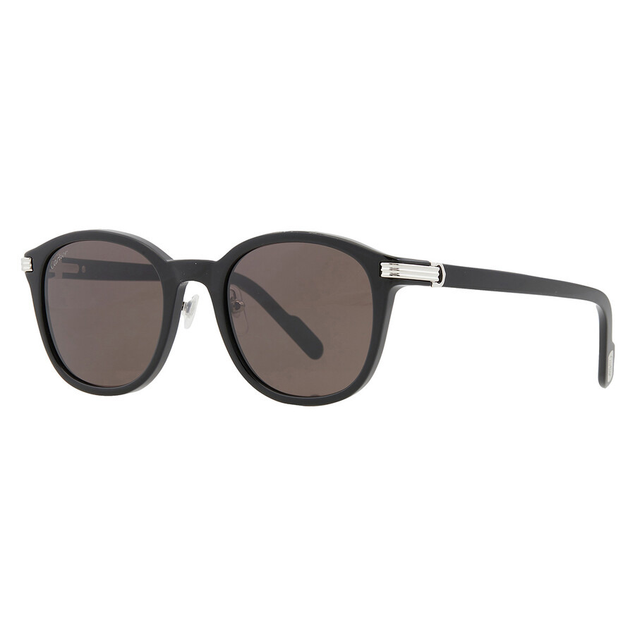 Cartier Premiere de Cartier Grey Oval Men's Sunglasses CT0302S 005 53 - 2