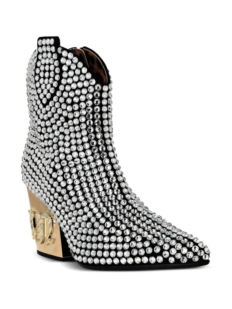 PHILIPP PLEIN stud-embellished 90mm boots outlook