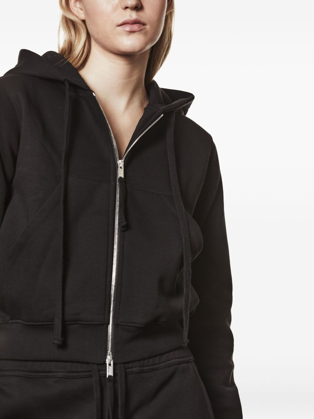 hooded zip-up jacket - 5