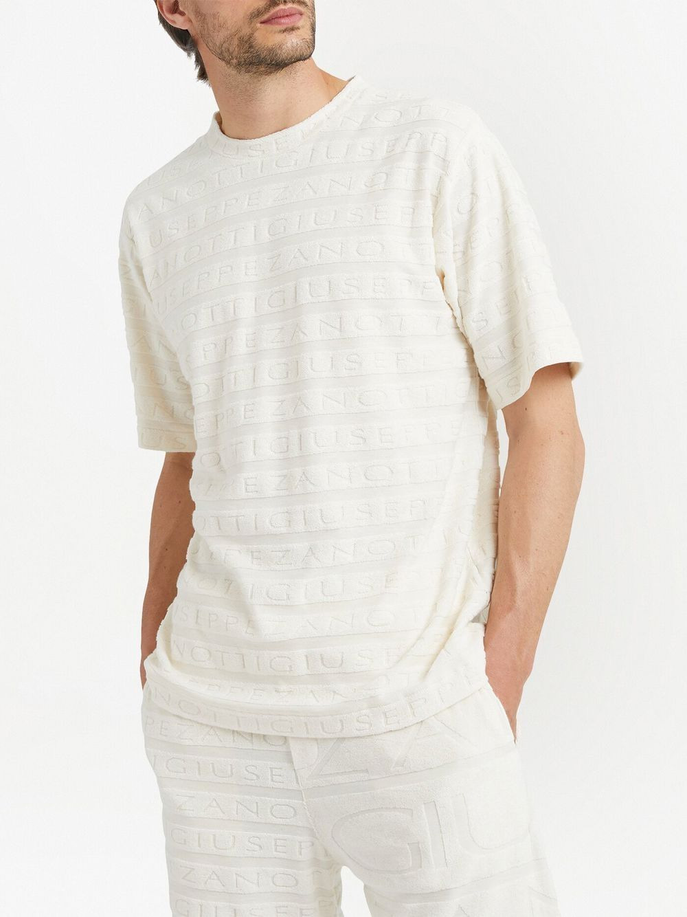 logo terry-cloth T-Shirt - 3