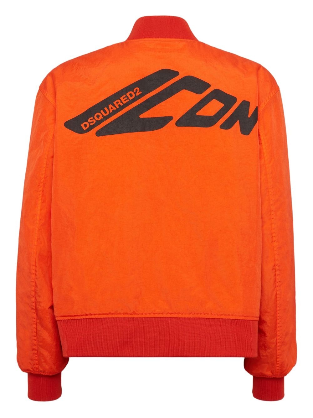 logo-print bomber jacket - 2