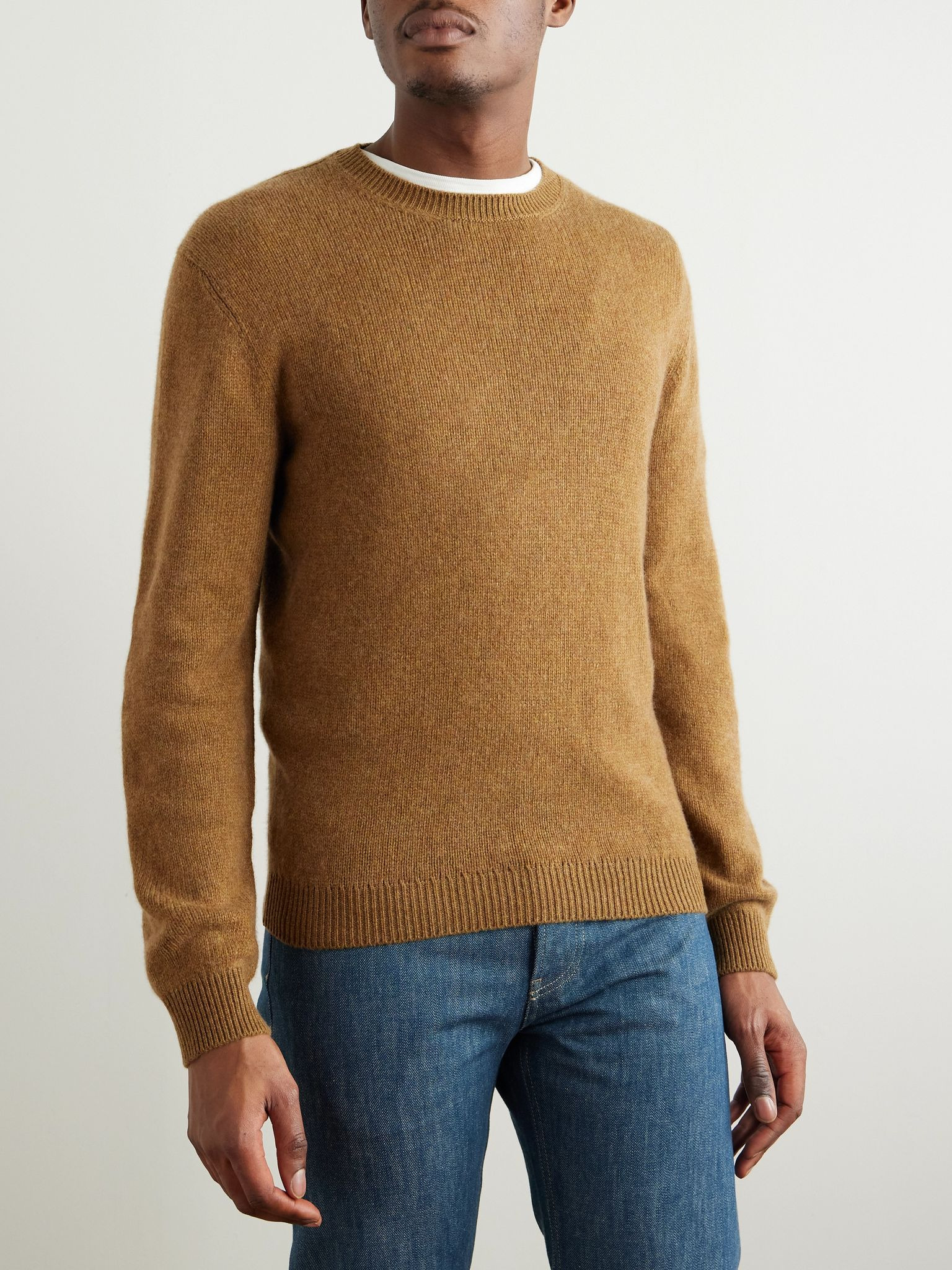 Fobello Cashmere Sweater Tan - 3
