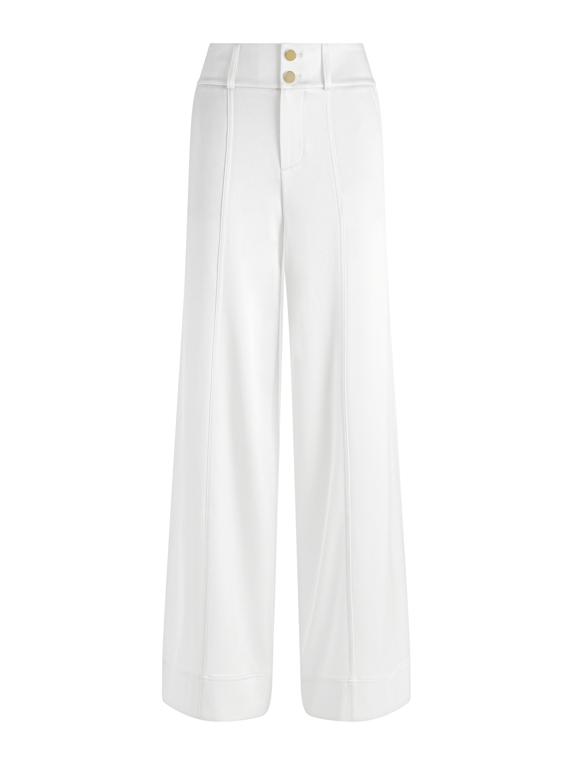 MAME HIGH RISE WIDE LEG CUFFED PANT - 1