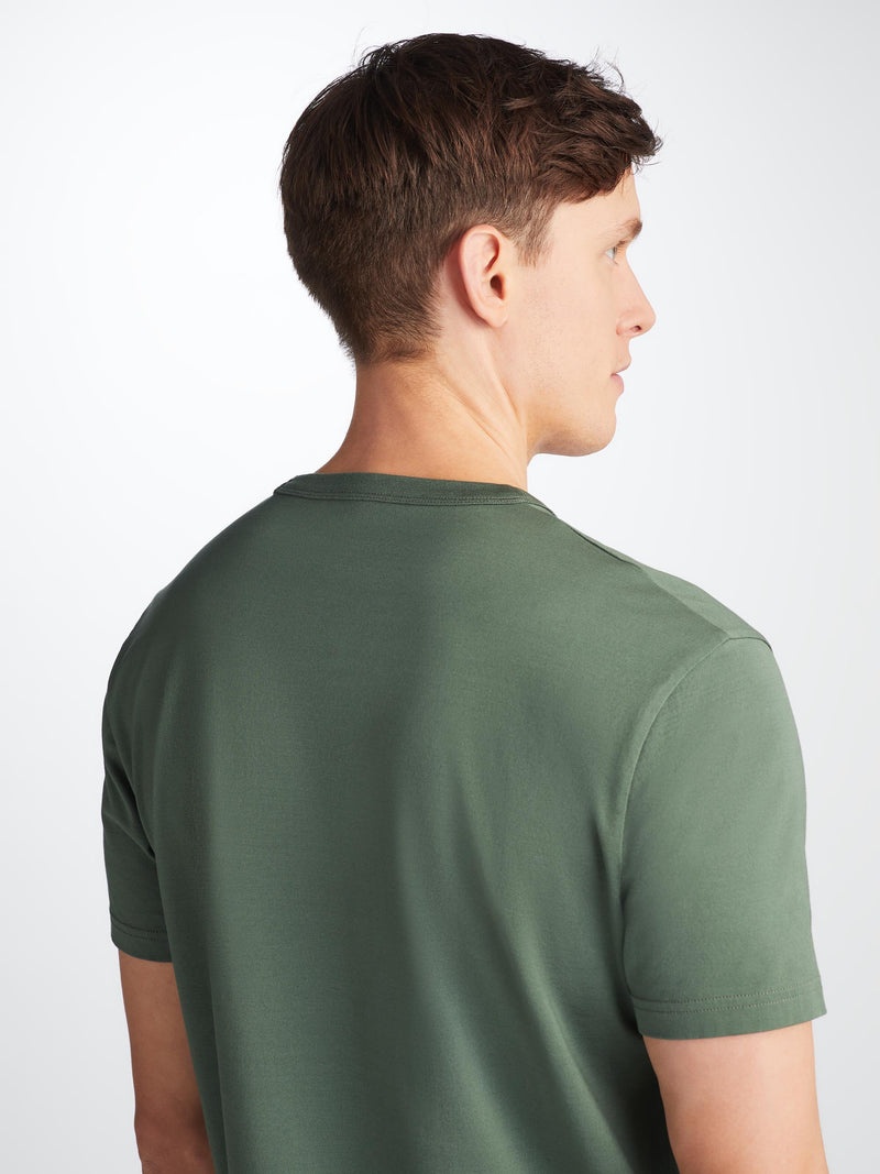 Men's T-Shirt Barny Pima Cotton Soft Green - 7