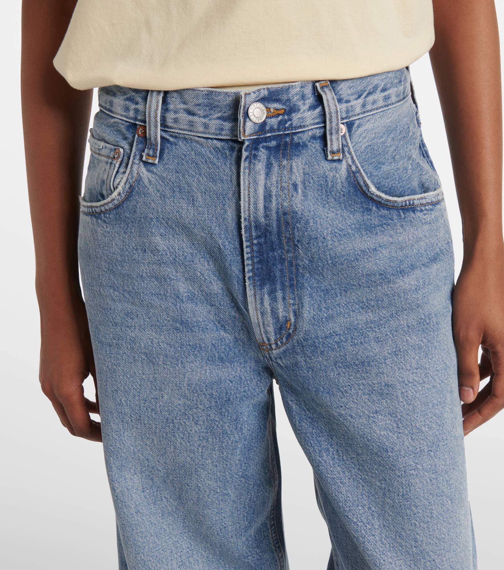 Low Curve mid-rise wide-leg jeans - 4