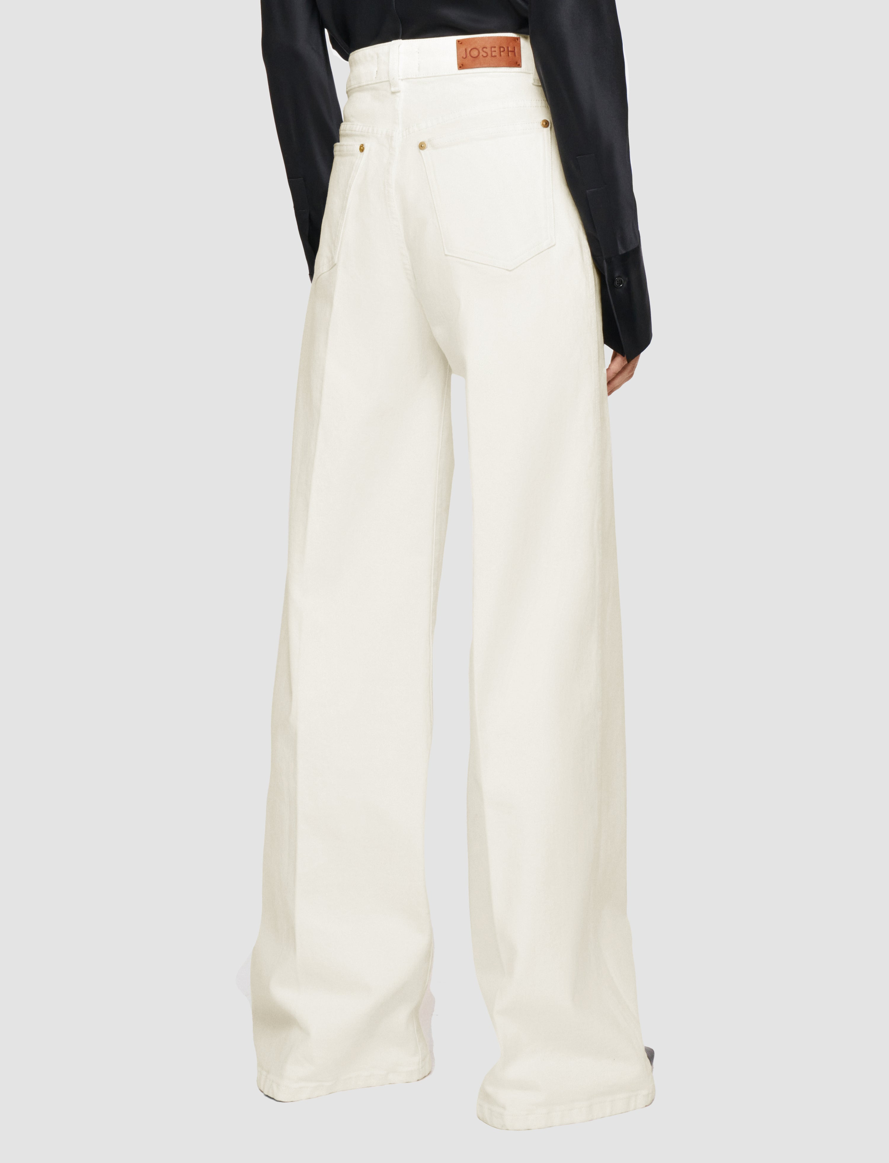Abbey Denim Stretch Trousers - 3