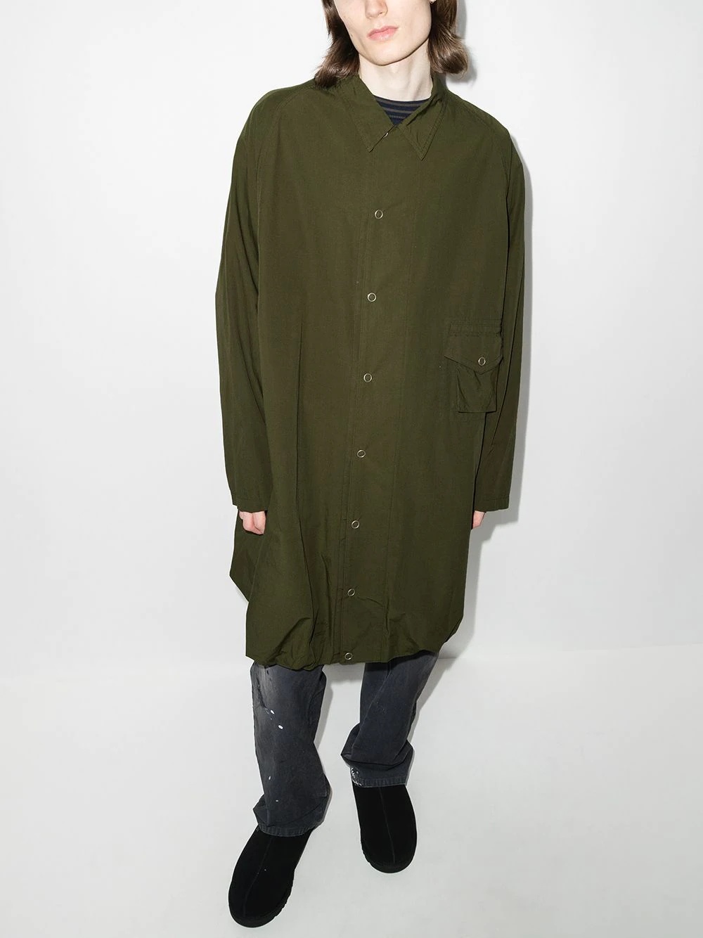 Four Winds flap-pocket coat - 2