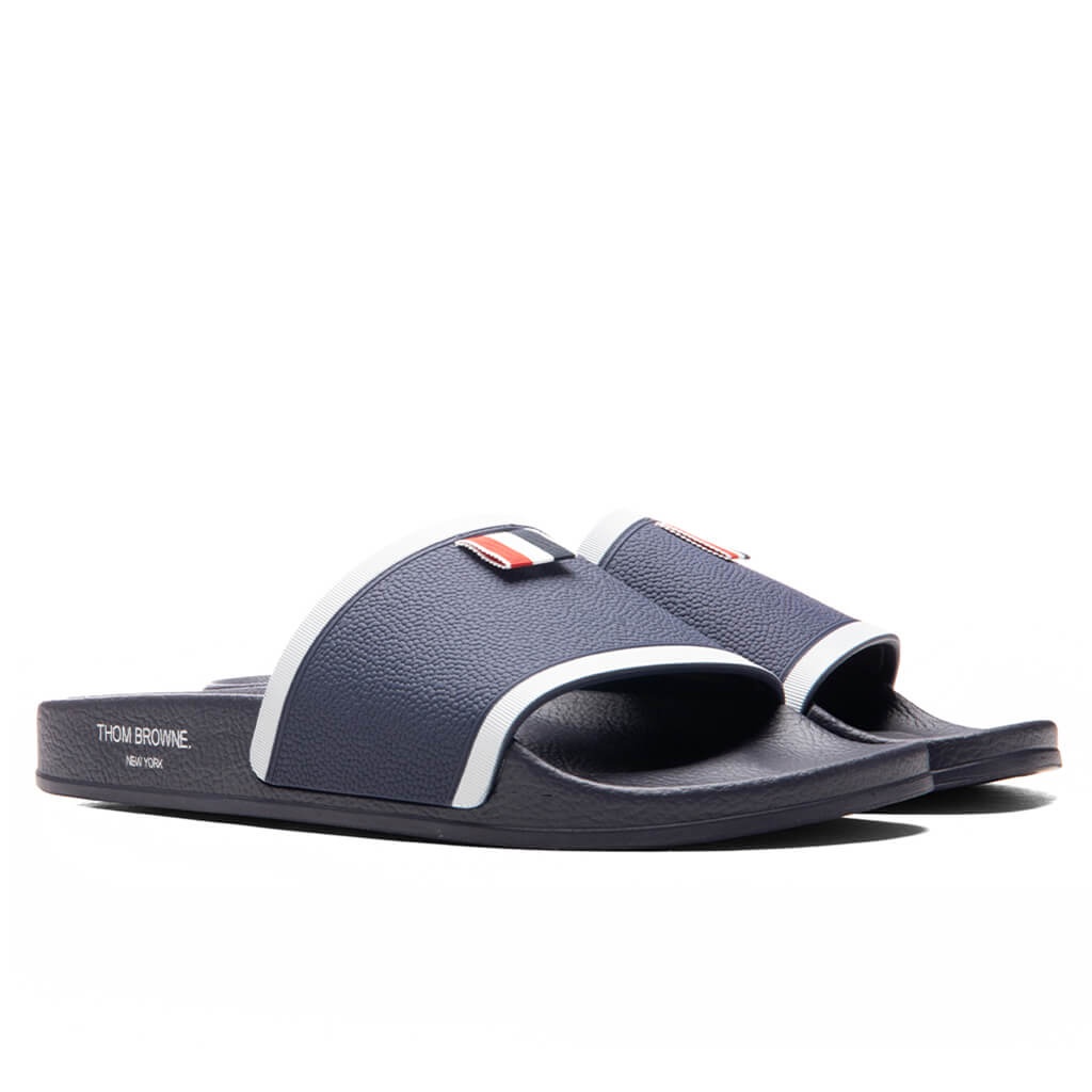 THOM BROWNE RUBBER POOL SLIDE - NAVY - 2