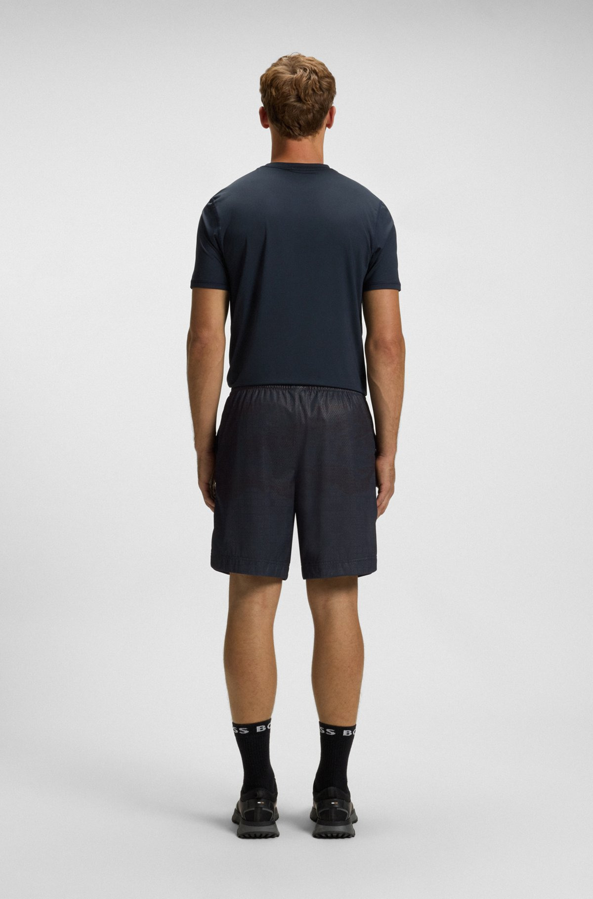 ACTIVE SHORTS WITH ALL-OVER PRINT - 4