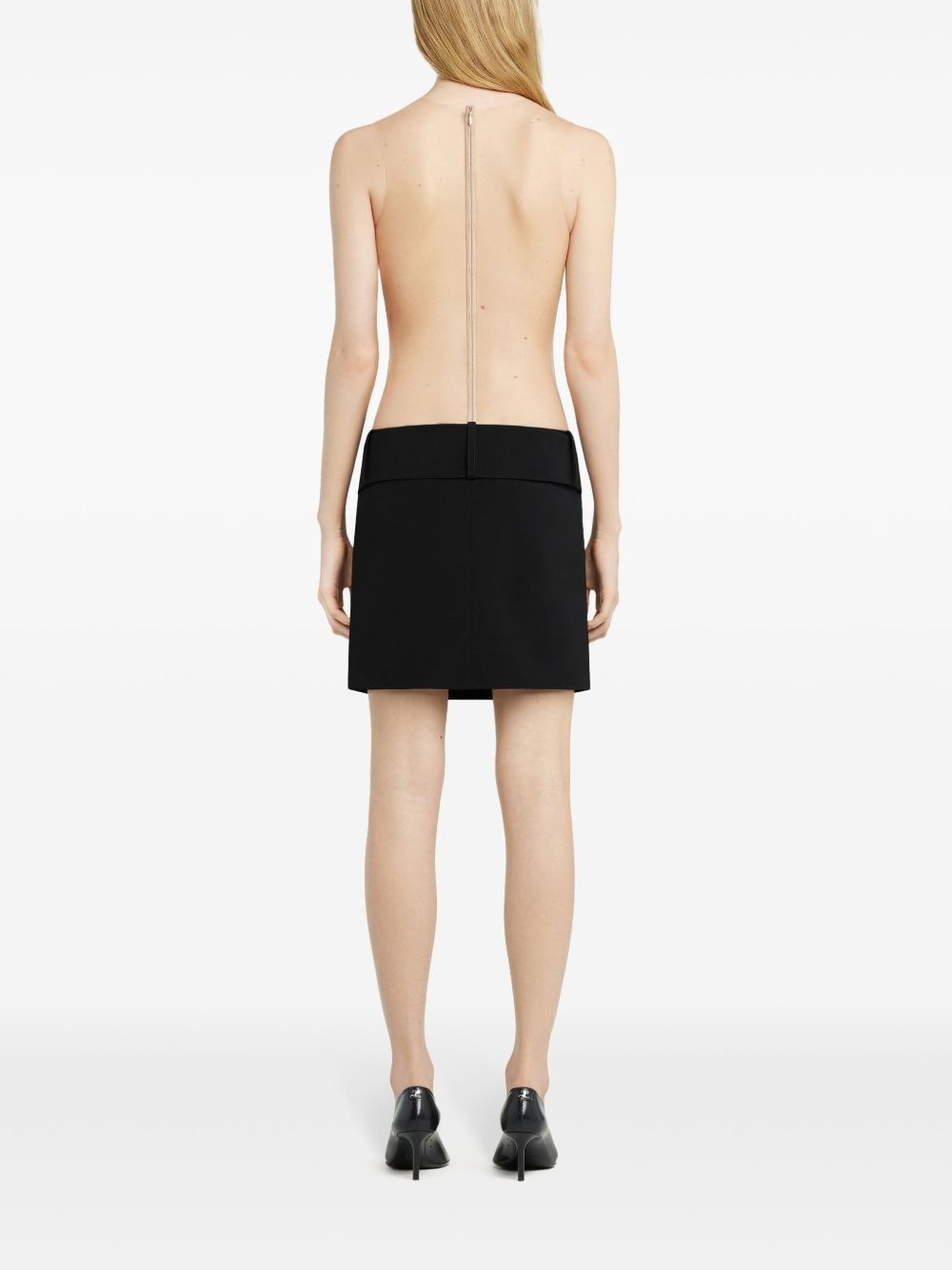 Illusion mini dress - 4
