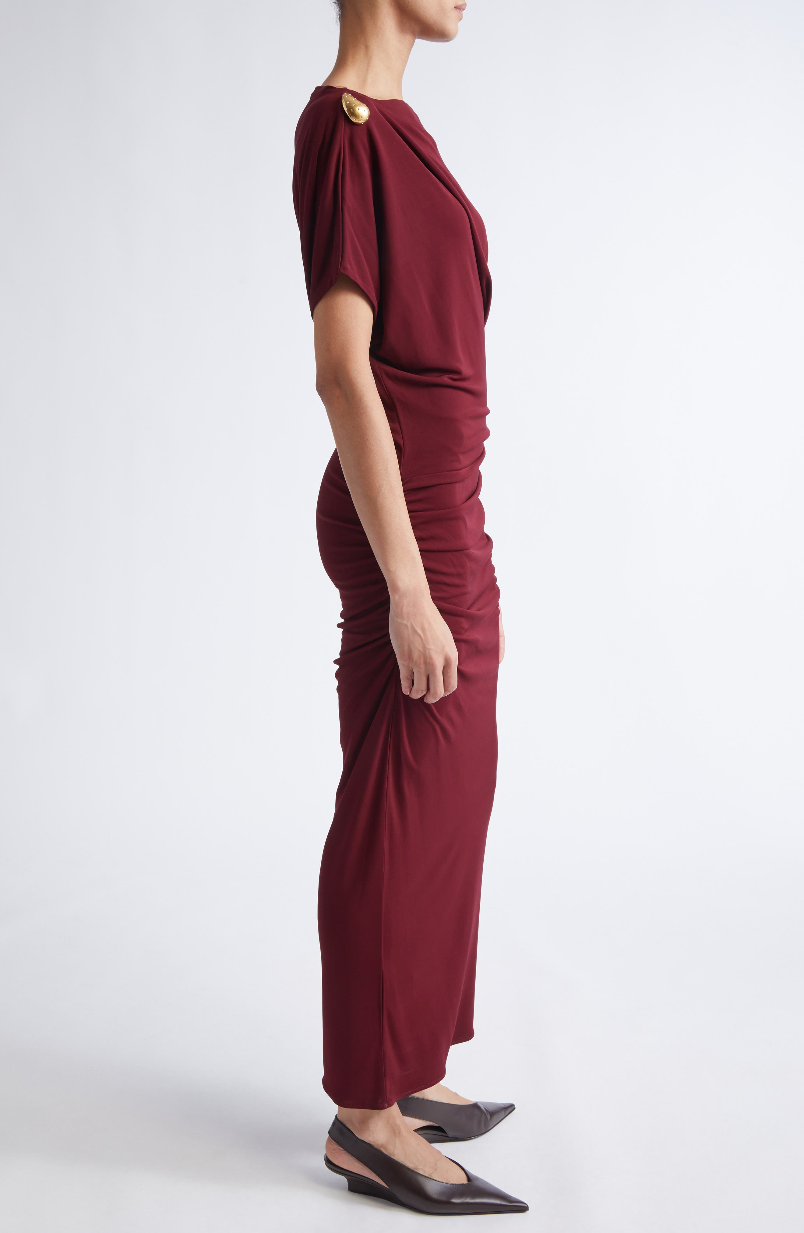 Altuzarra Brina Jersey Dress in Grenache at Nordstrom - 3