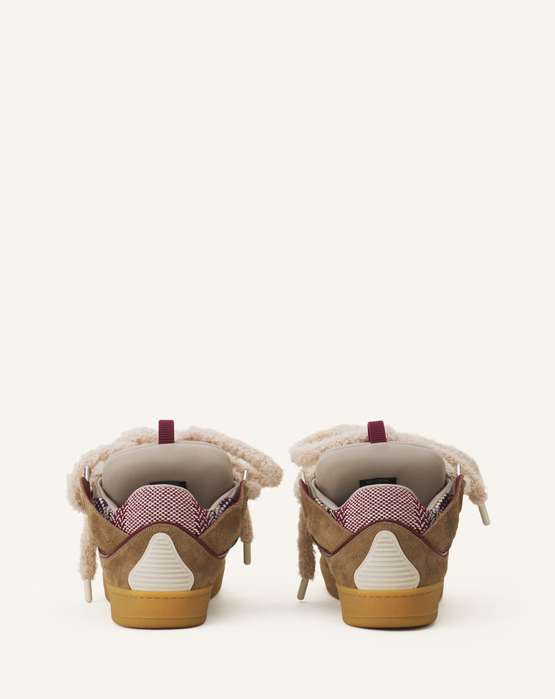 CURB SUEDE SNEAKERS WITH MESH LACES 3