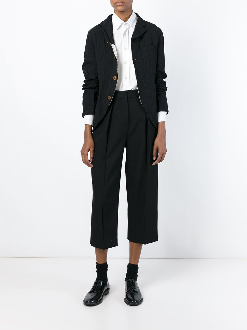 Comme des Garçons Comme des Garçons jacquard stripe jacket outlook